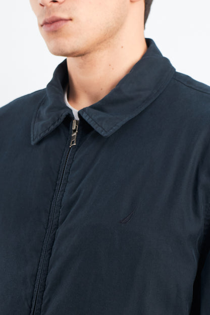 2000 Nautica Navy Harrington Jacket (L/XL)