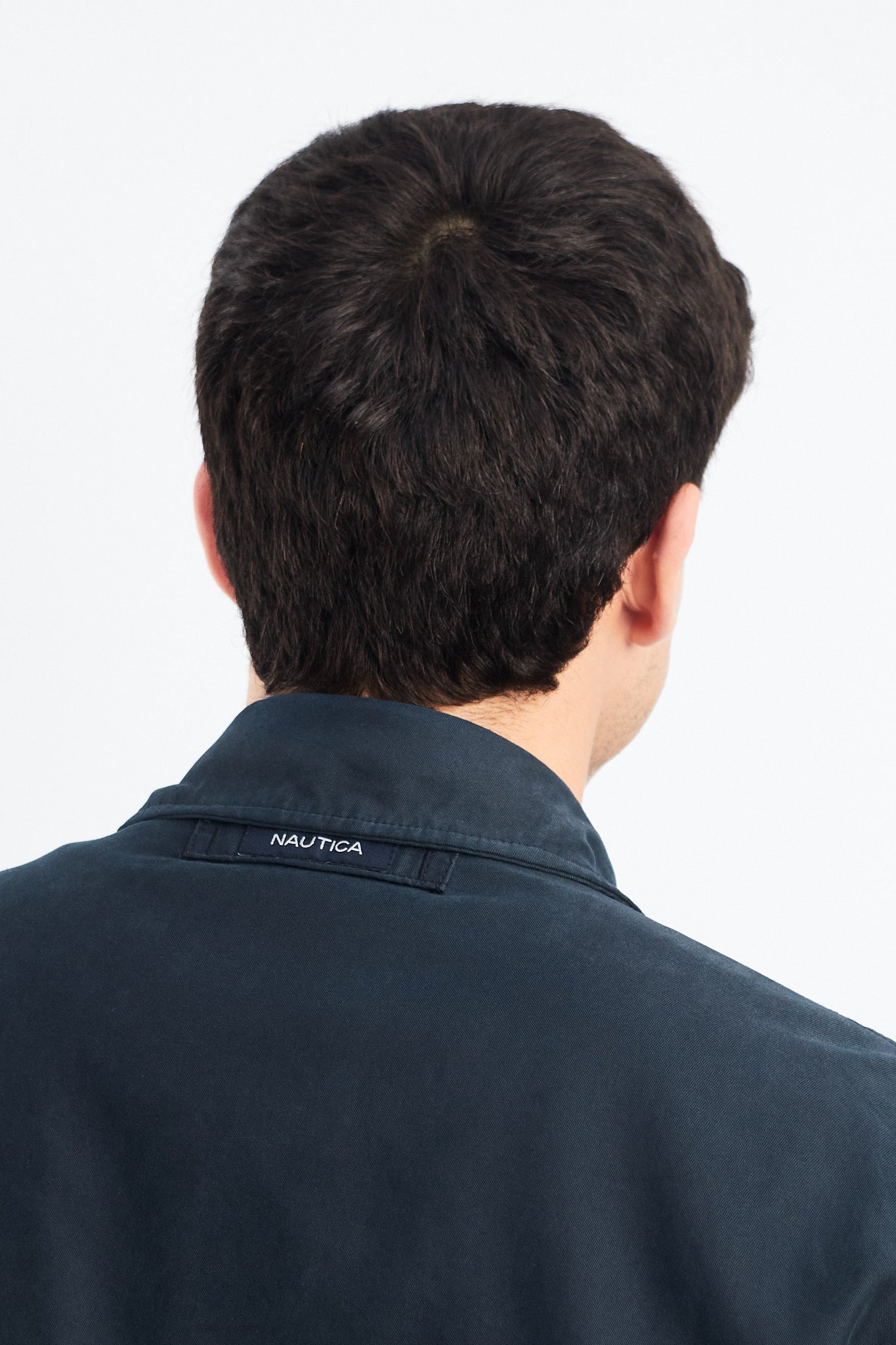 2000 Nautica Navy Harrington Jacket (L/XL)