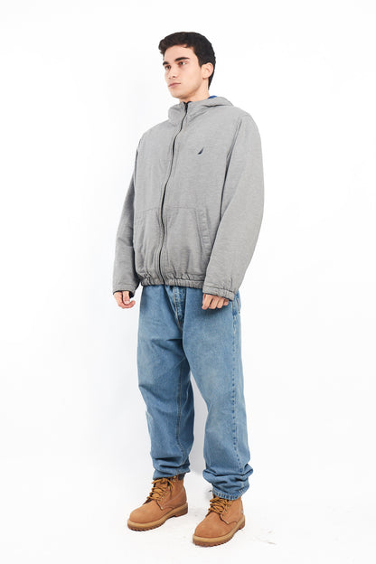 2000 Nautica Reversible Hooded Jacket/ Windbreaker (M/L)