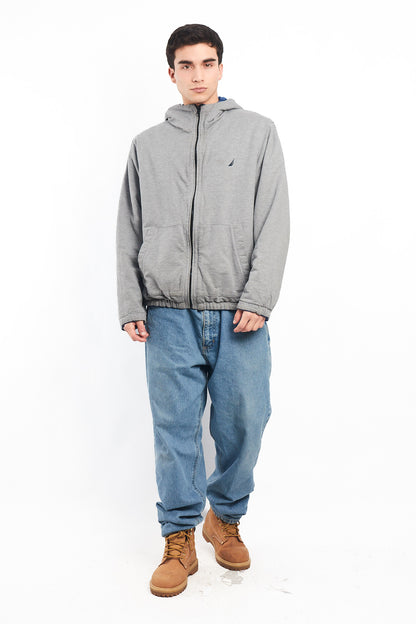 2000 Nautica Reversible Hooded Jacket/ Windbreaker (M/L)