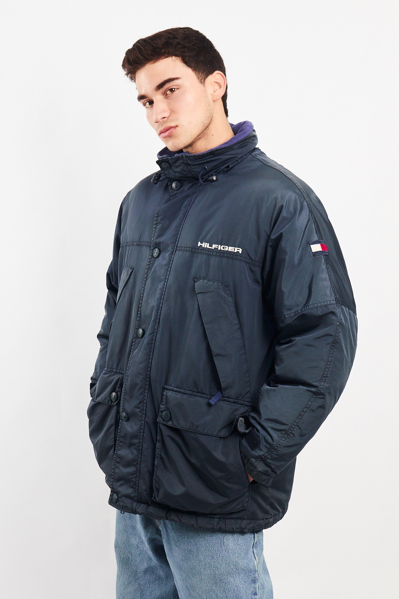 1990 Vintage Tommy Hilfiger Down Puffer Parka Jacket (M/L)