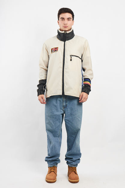 1990 Vintage Tommy Cycle Gear Rainbow Line Jacket (L)