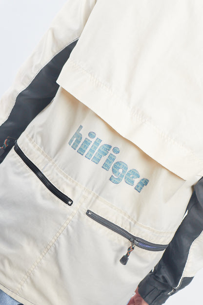 1990 Vintage Tommy Cycle Gear Rainbow Line Jacket (L)