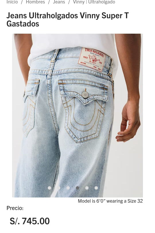 Vintage True Religion Light Sky Washed Straight Jean (34)