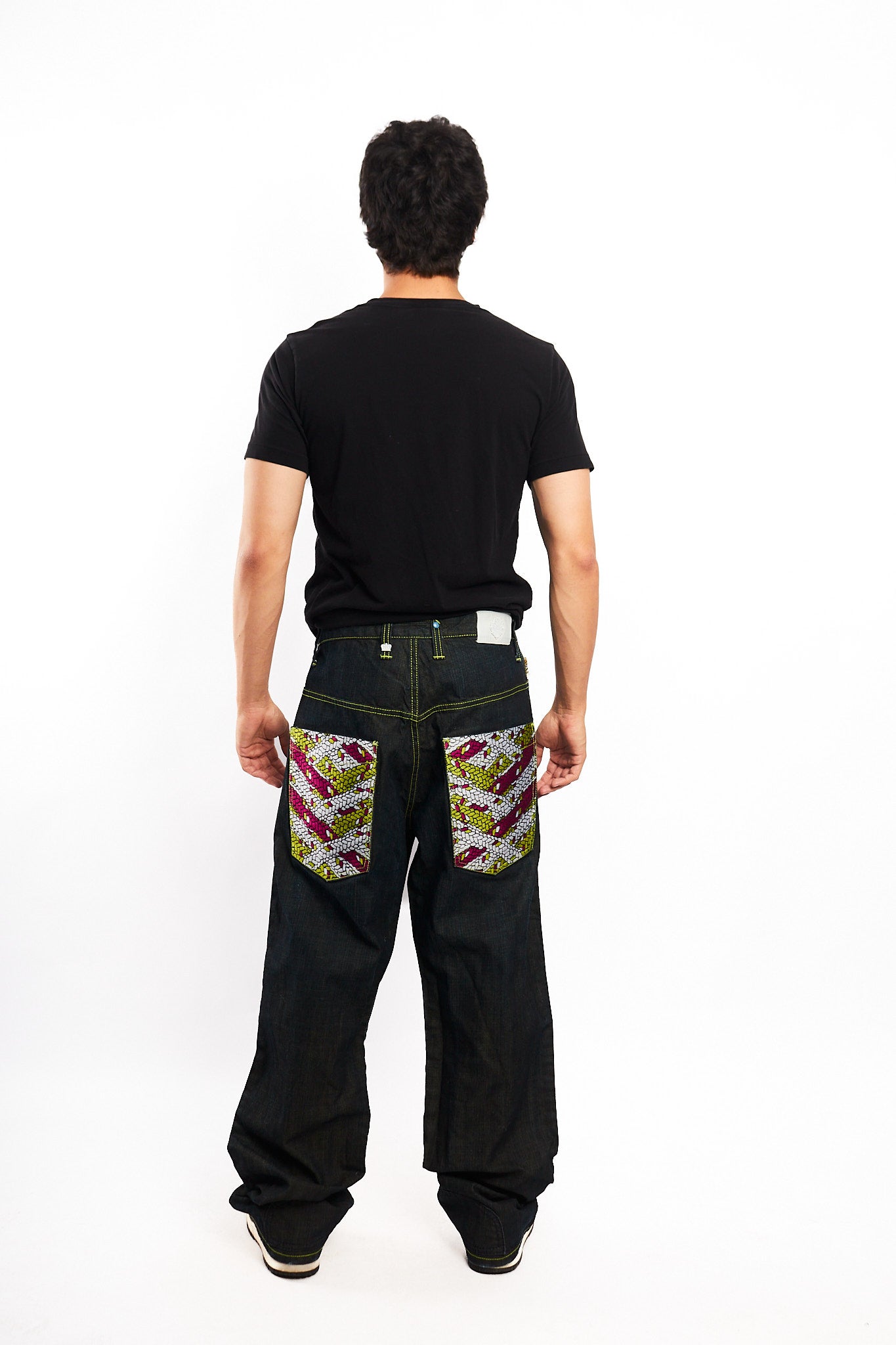 2000 Vintage Live Mechanics Embroidered Baggy Jean (36/38)
