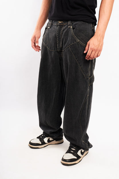 2000 Vintage Gear Seven Embroidered Baggy Jean (34)