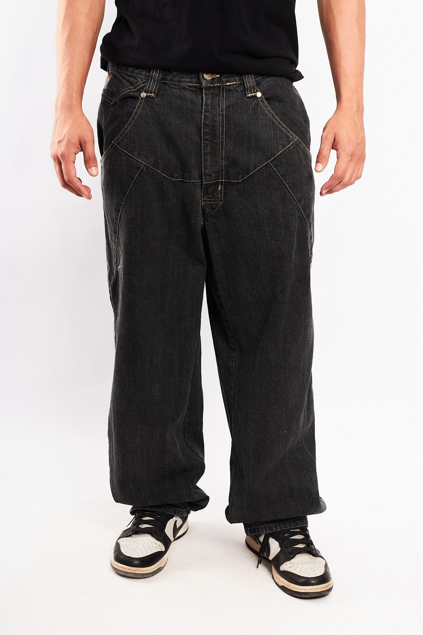 2000 Vintage Gear Seven Embroidered Baggy Jean (34)