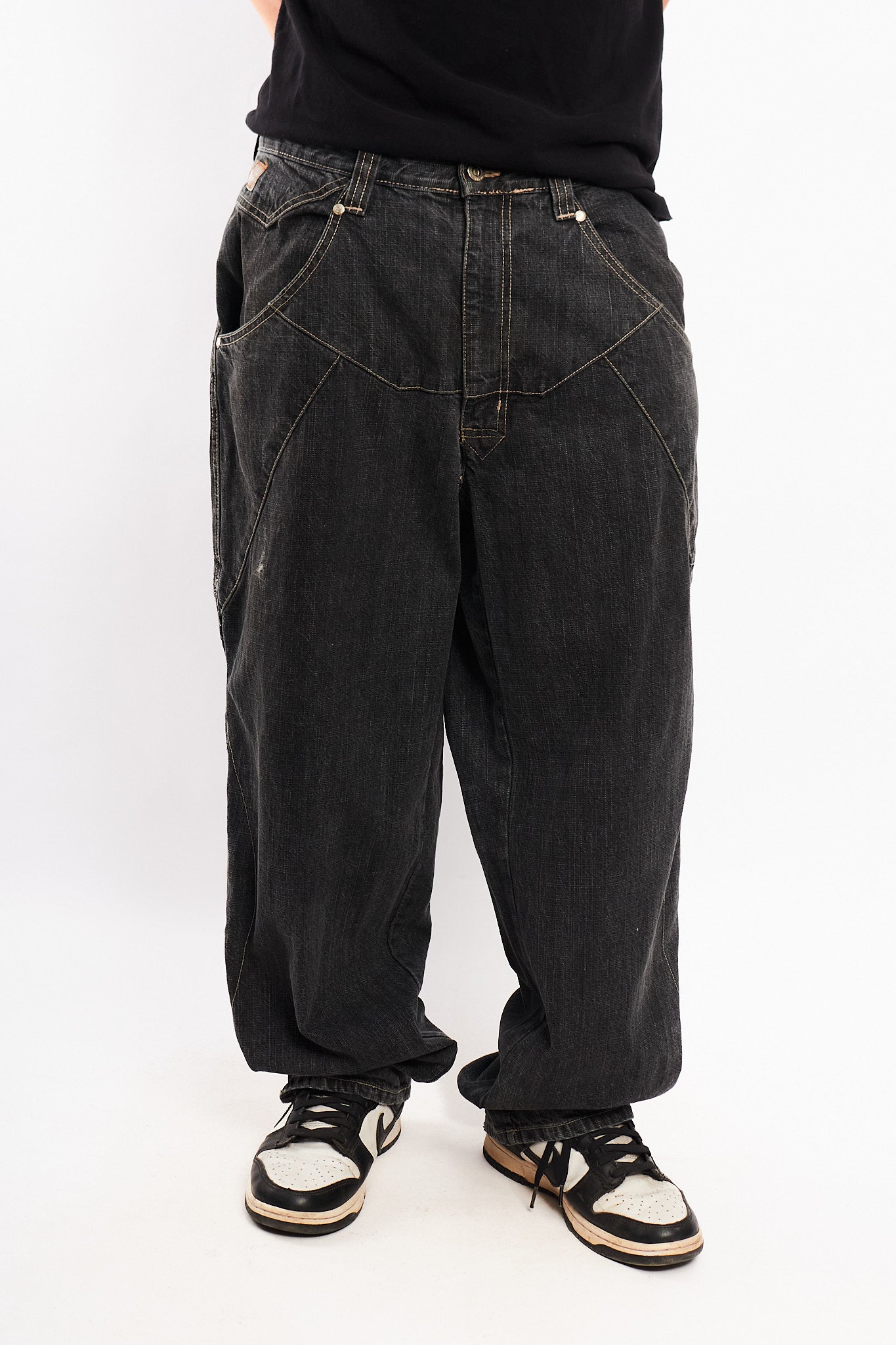 2000 Vintage Gear Seven Embroidered Baggy Jean (34)
