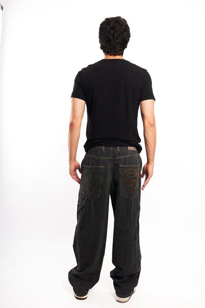 2000 Vintage Gear Seven Embroidered Baggy Jean (34)