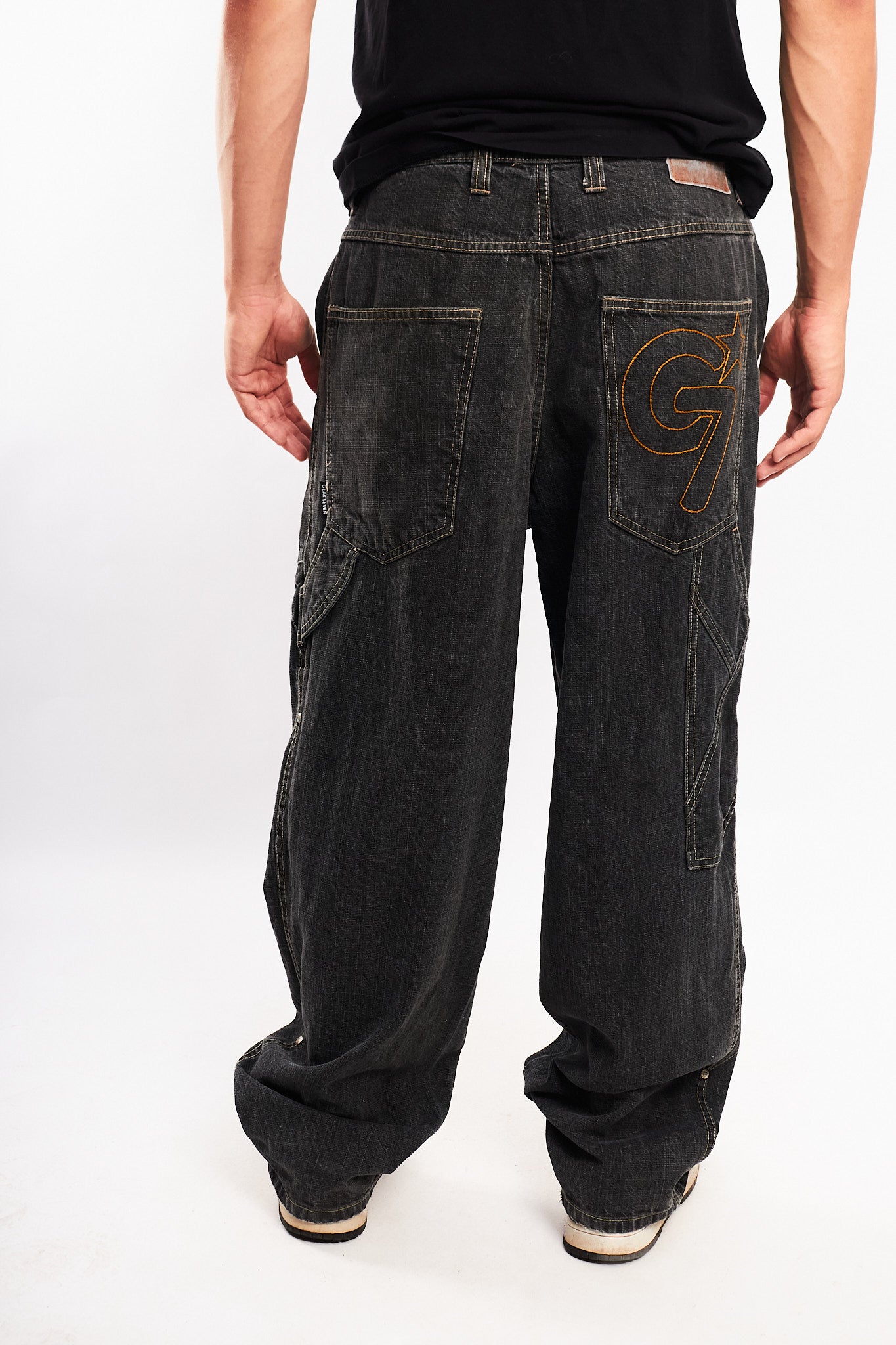 2000 Vintage Gear Seven Embroidered Baggy Jean (34)