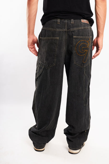 2000 Vintage Gear Seven Embroidered Baggy Jean (34)