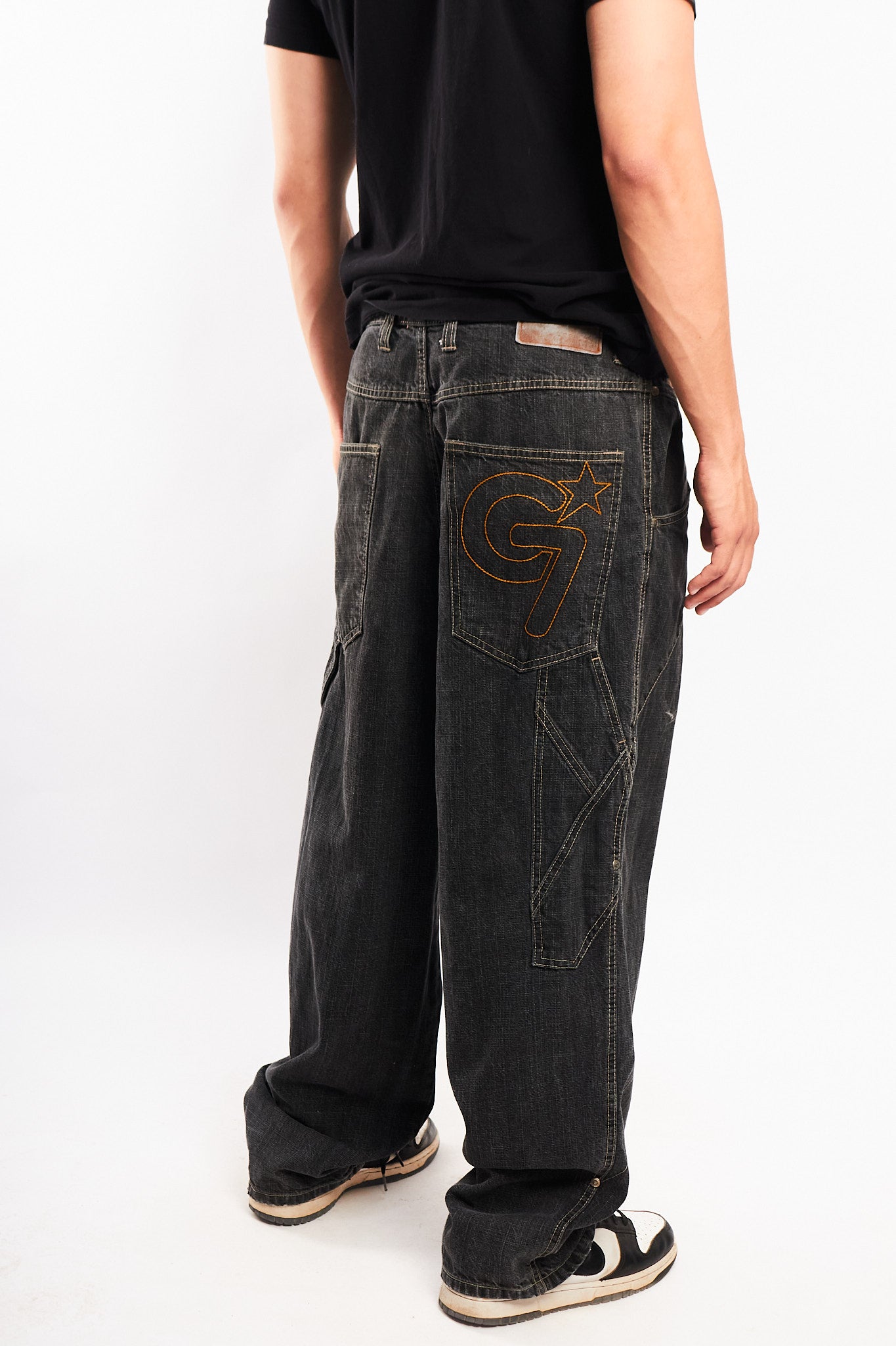 2000 Vintage Gear Seven Embroidered Baggy Jean (34)