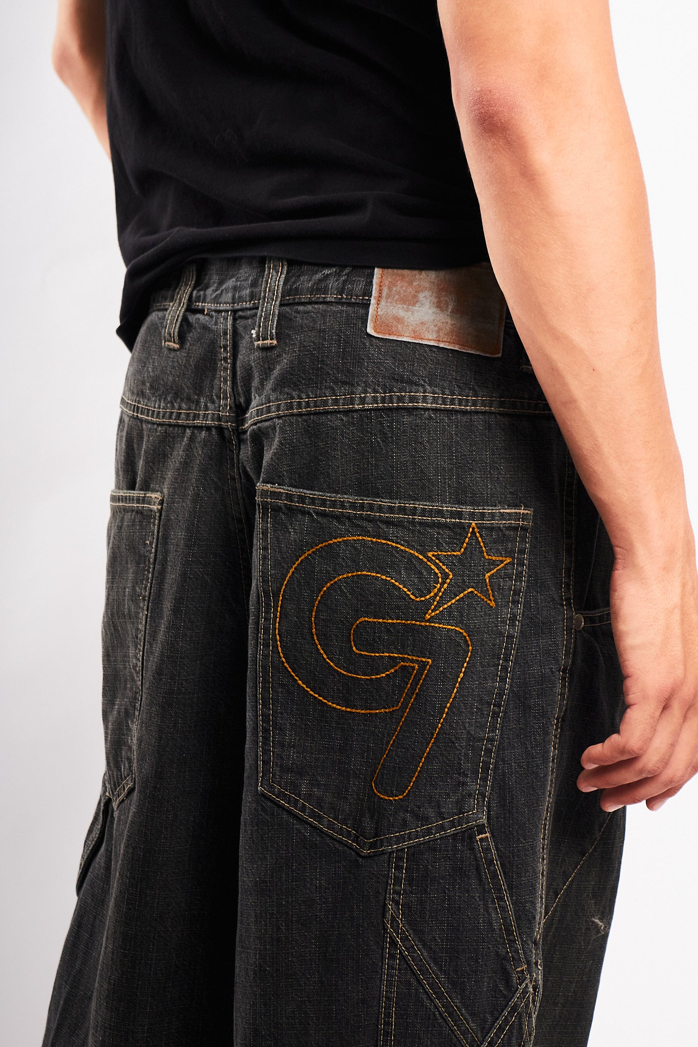 2000 Vintage Gear Seven Embroidered Baggy Jean (34)