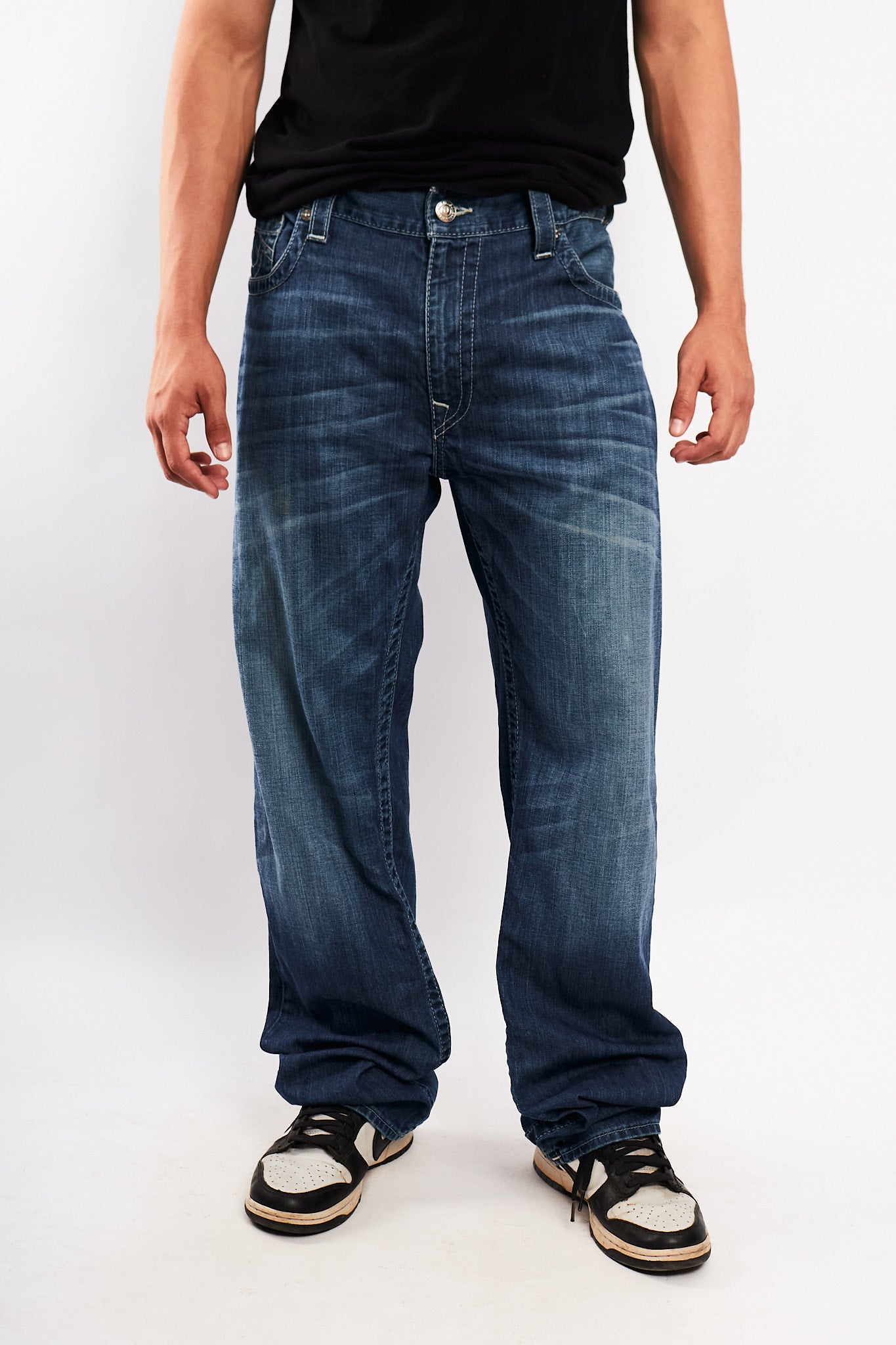 Y2K Vintage True Religion Distressed Blue Jean (34/36)