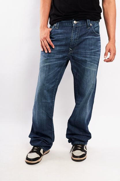 Y2K Vintage True Religion Distressed Blue Jean (34/36)