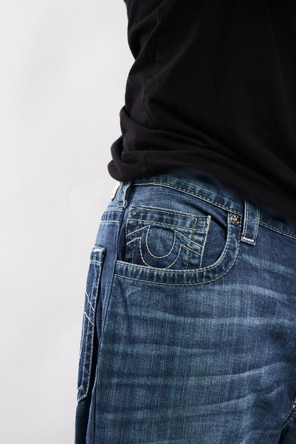 Y2K Vintage True Religion Distressed Blue Jean (34/36)