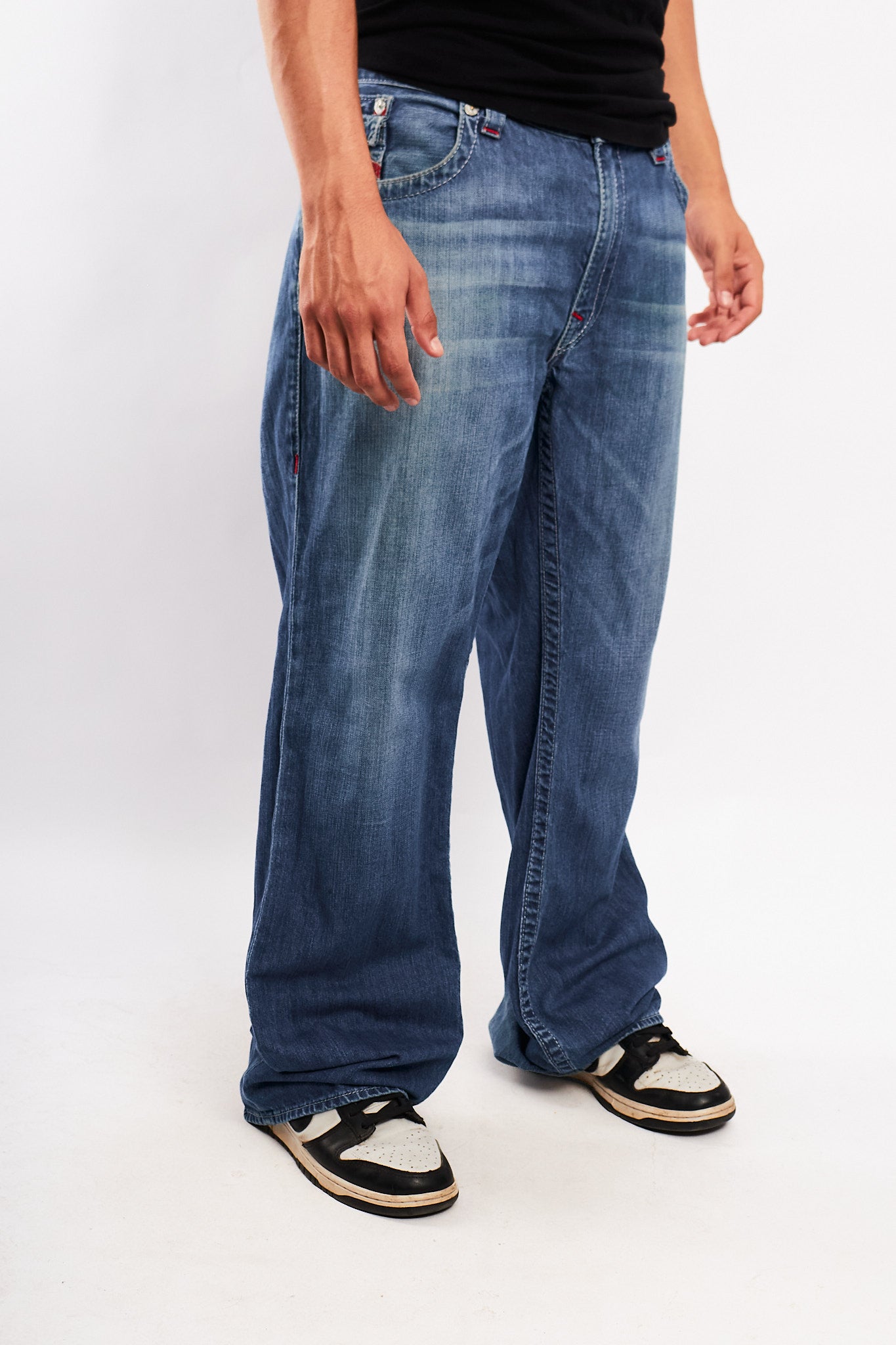 Vintage Y2K True Religion Horseshoe Embroidered Pocket Bootcut Jean (36/38)
