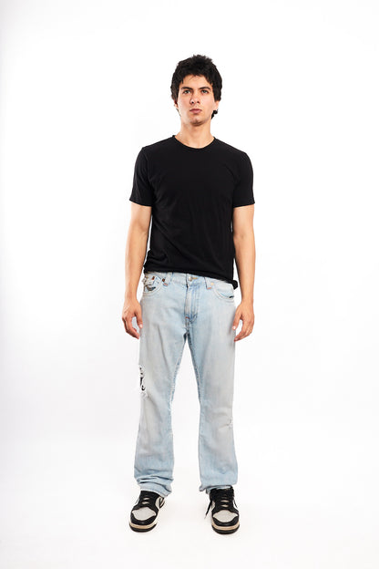 Vintage True Religion Light Sky Washed Straight Jean (34)