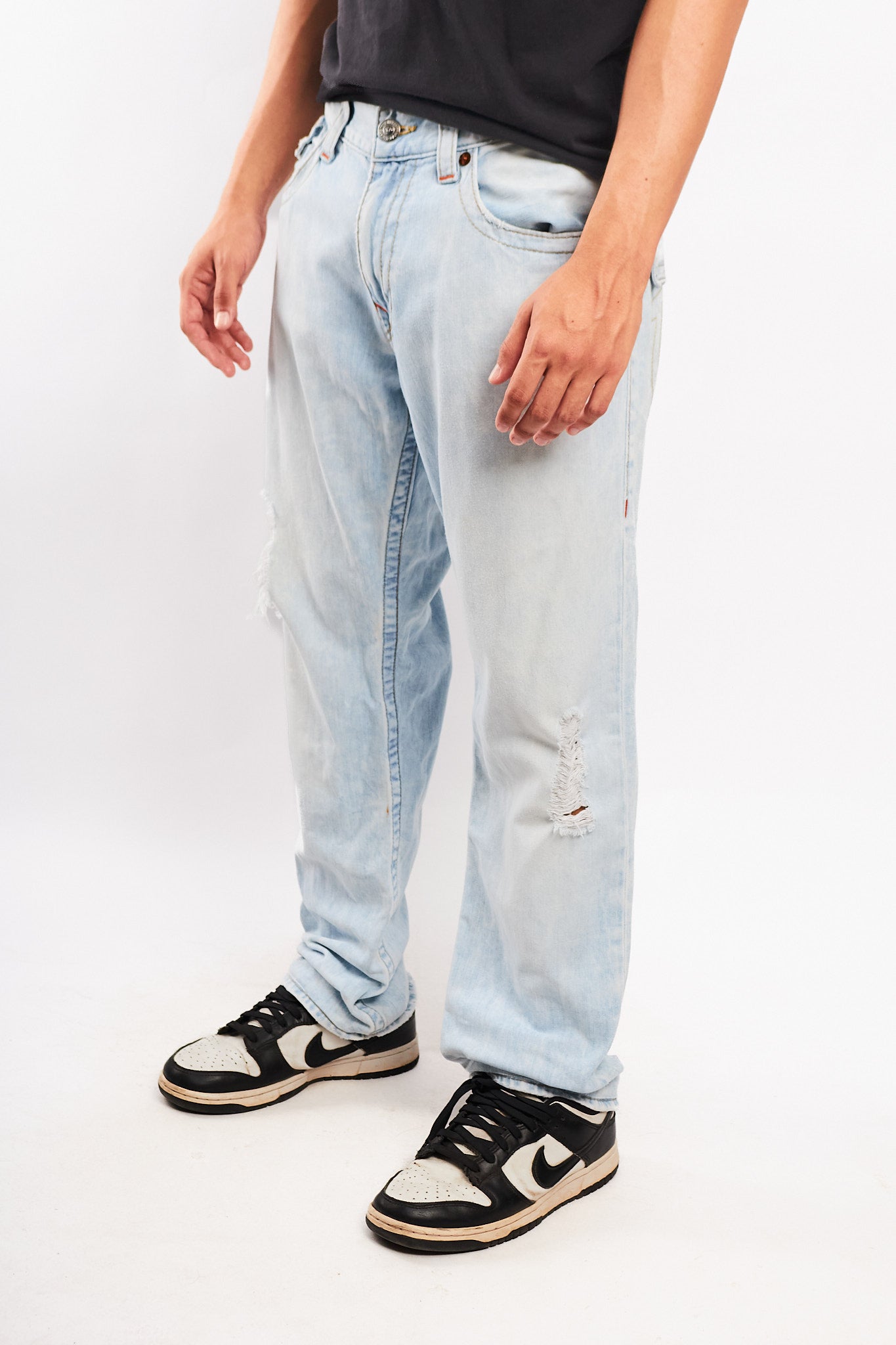 Vintage True Religion Light Sky Washed Straight Jean (34)
