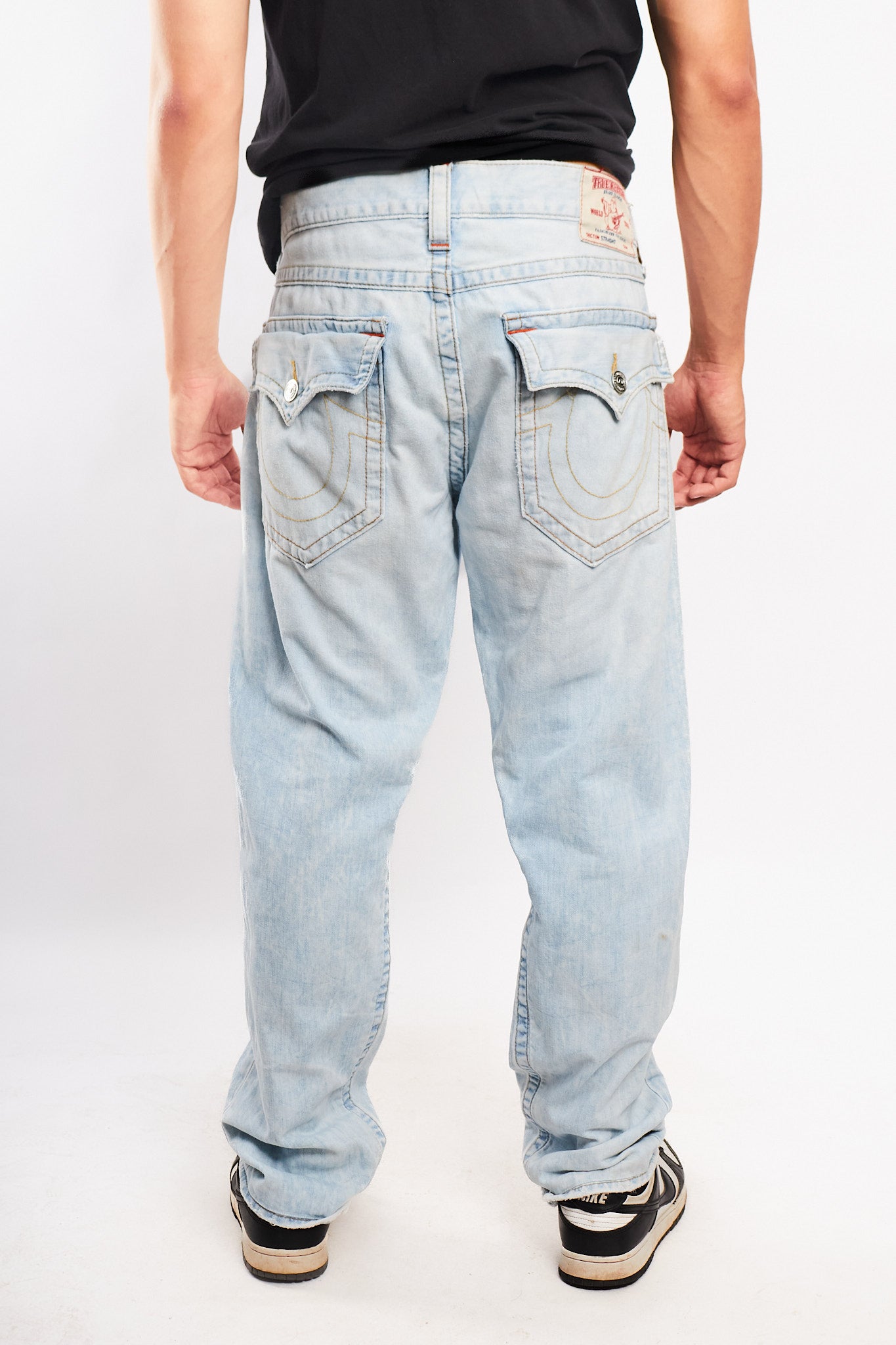 Vintage True Religion Light Sky Washed Straight Jean (34)