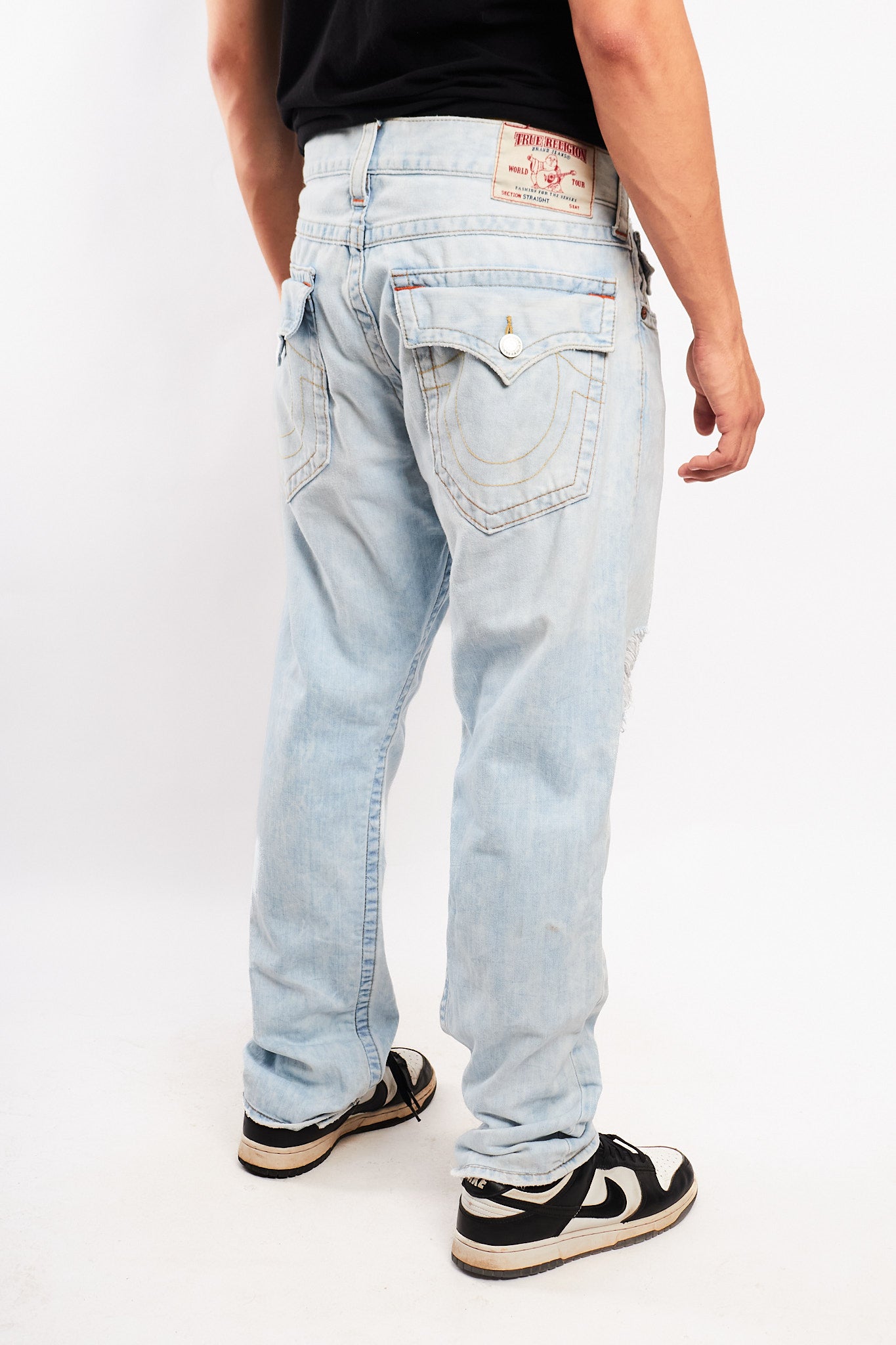 Vintage True Religion Light Sky Washed Straight Jean (34)