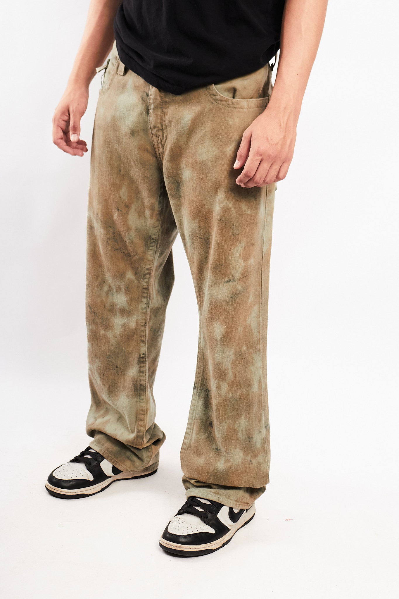 Y2K Vintage True Religion Ricky Acid Wash Camo Jean (34)