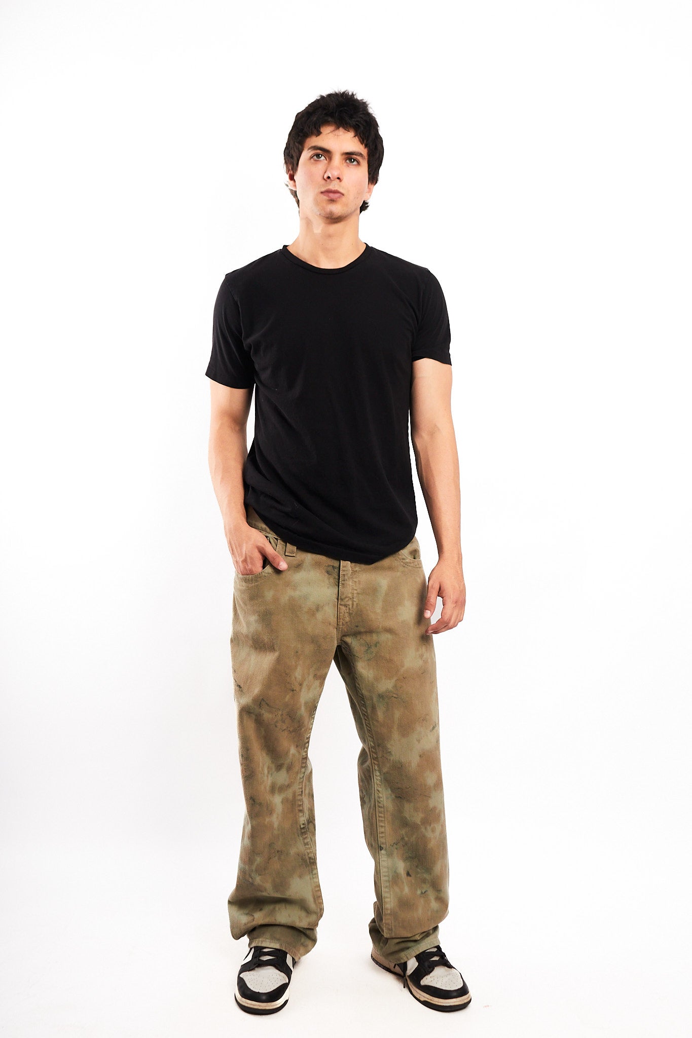 Y2K Vintage True Religion Ricky Acid Wash Camo Jean (34)