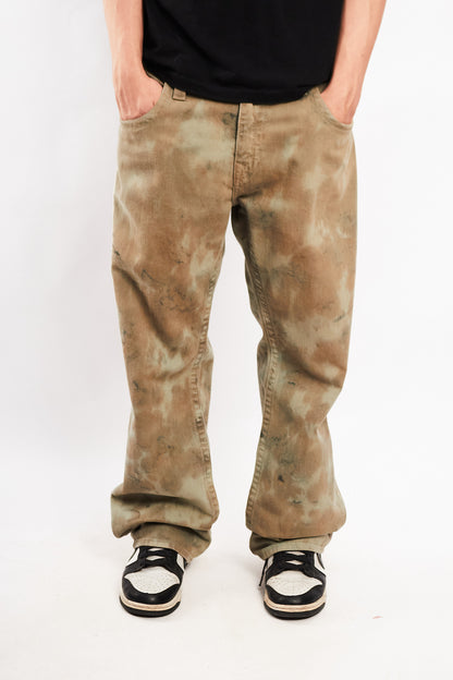 Y2K Vintage True Religion Ricky Acid Wash Camo Jean (34)