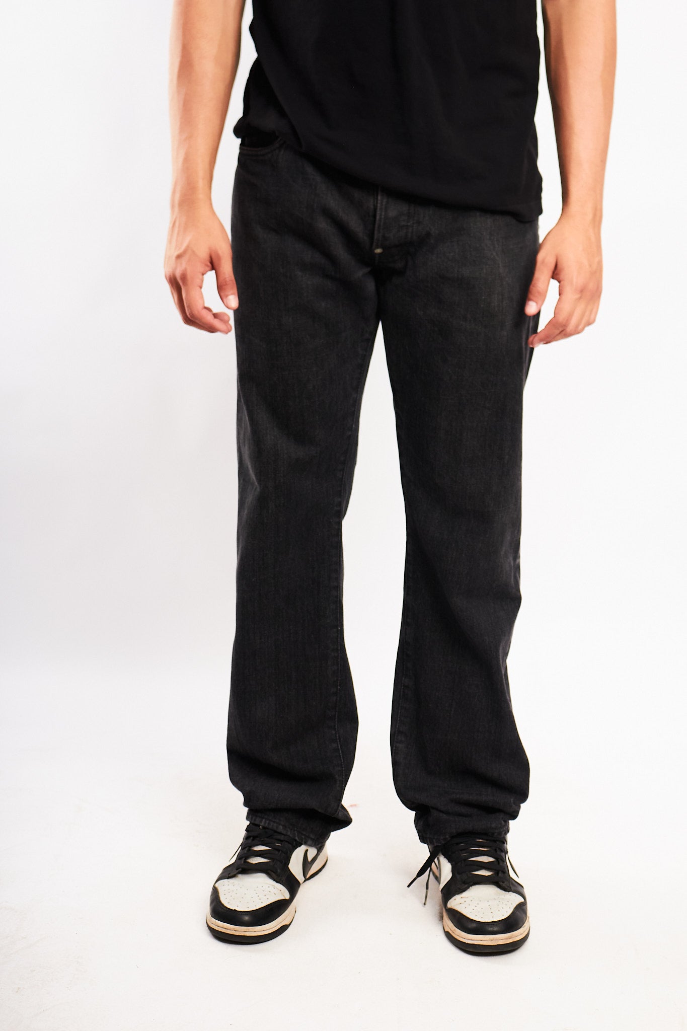 Evisu N° 4128 Leather Inlay and Seagull Pockets Baggy Jean (32)