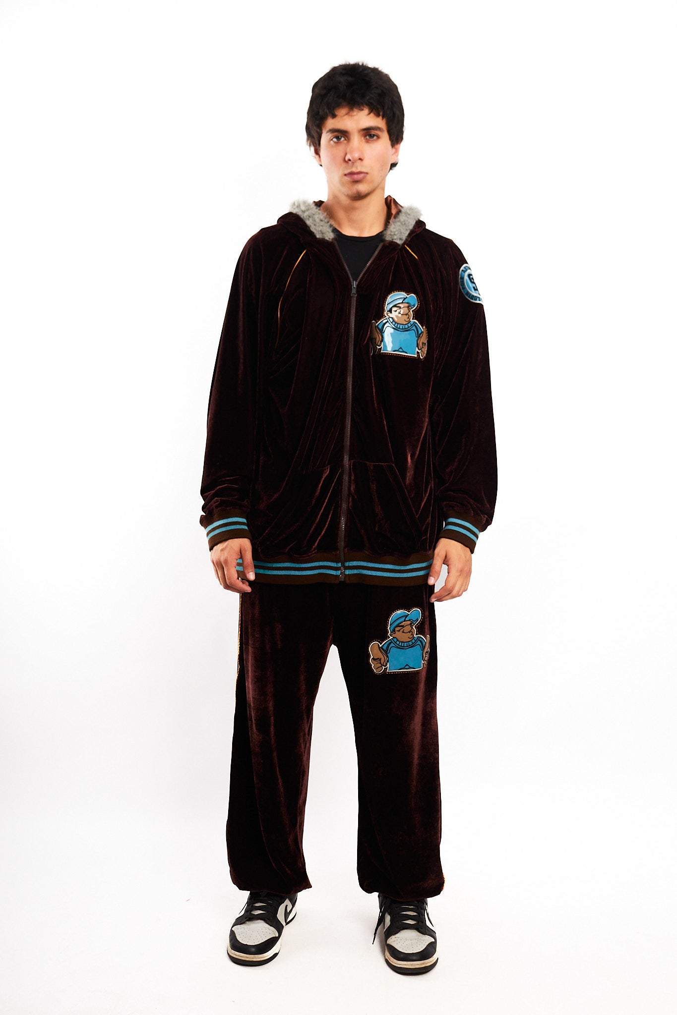 2000 Vintage Southpole B-Boy Velour Tracksuit (L/XL)