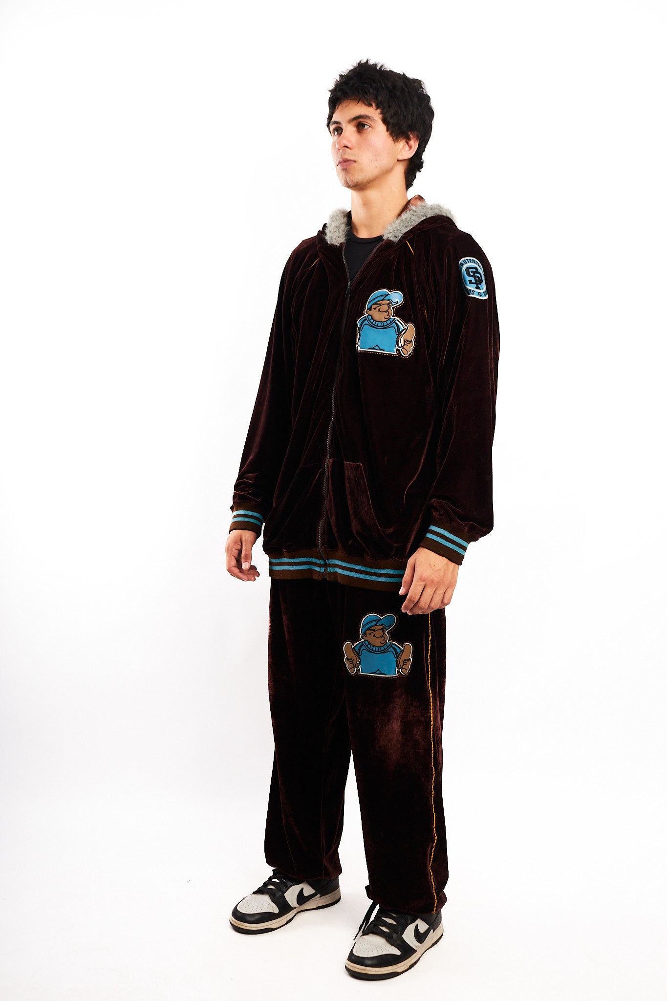 2000 Vintage Southpole B-Boy Velour Tracksuit (L/XL)