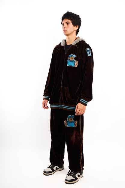 2000 Vintage Southpole B-Boy Velour Tracksuit (L/XL)