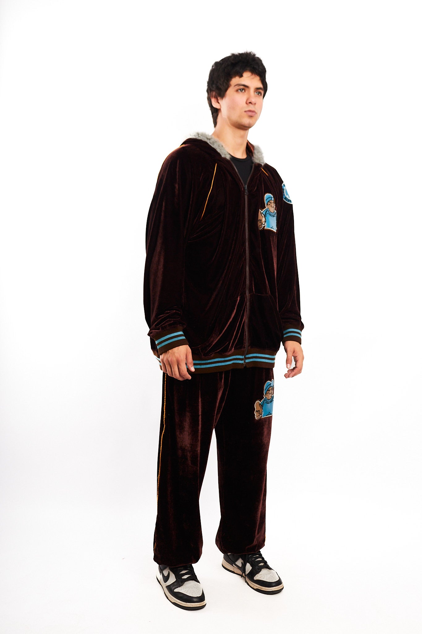 2000 Vintage Southpole B-Boy Velour Tracksuit (L/XL)