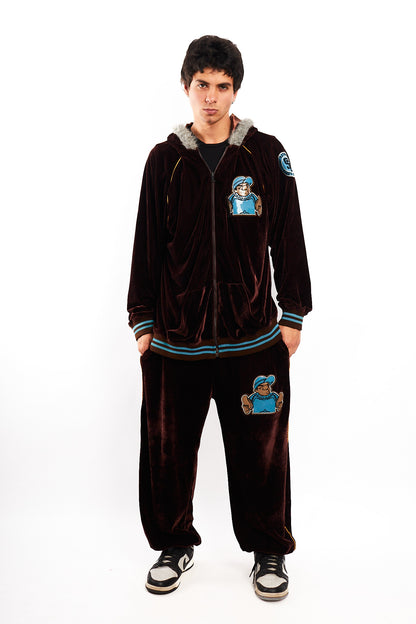 2000 Vintage Southpole B-Boy Velour Tracksuit (L/XL)