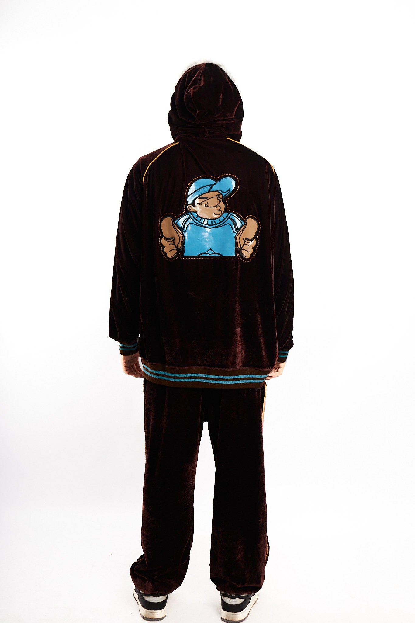 2000 Vintage Southpole B-Boy Velour Tracksuit (L/XL)
