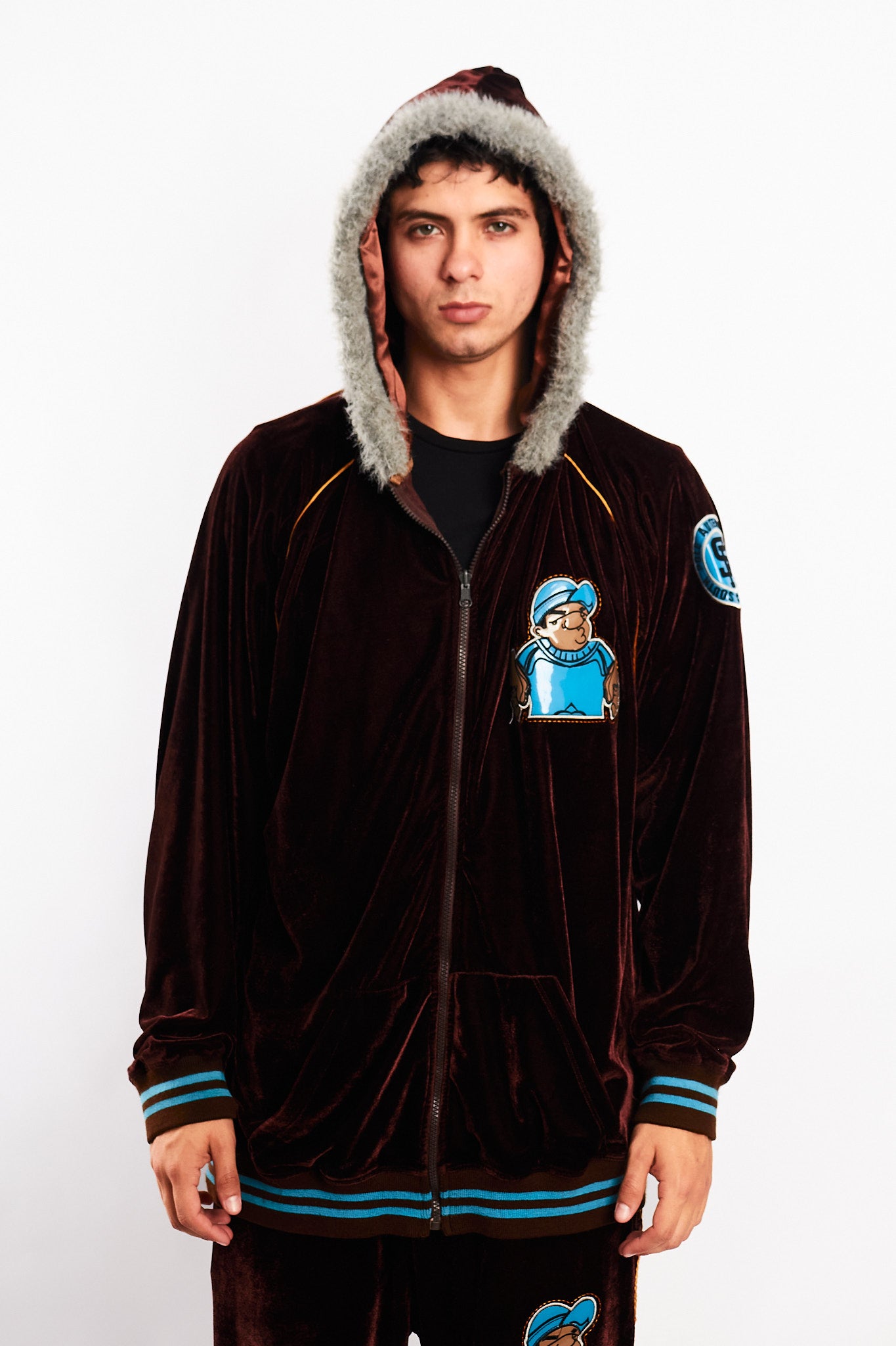 2000 Vintage Southpole B-Boy Velour Tracksuit (L/XL)