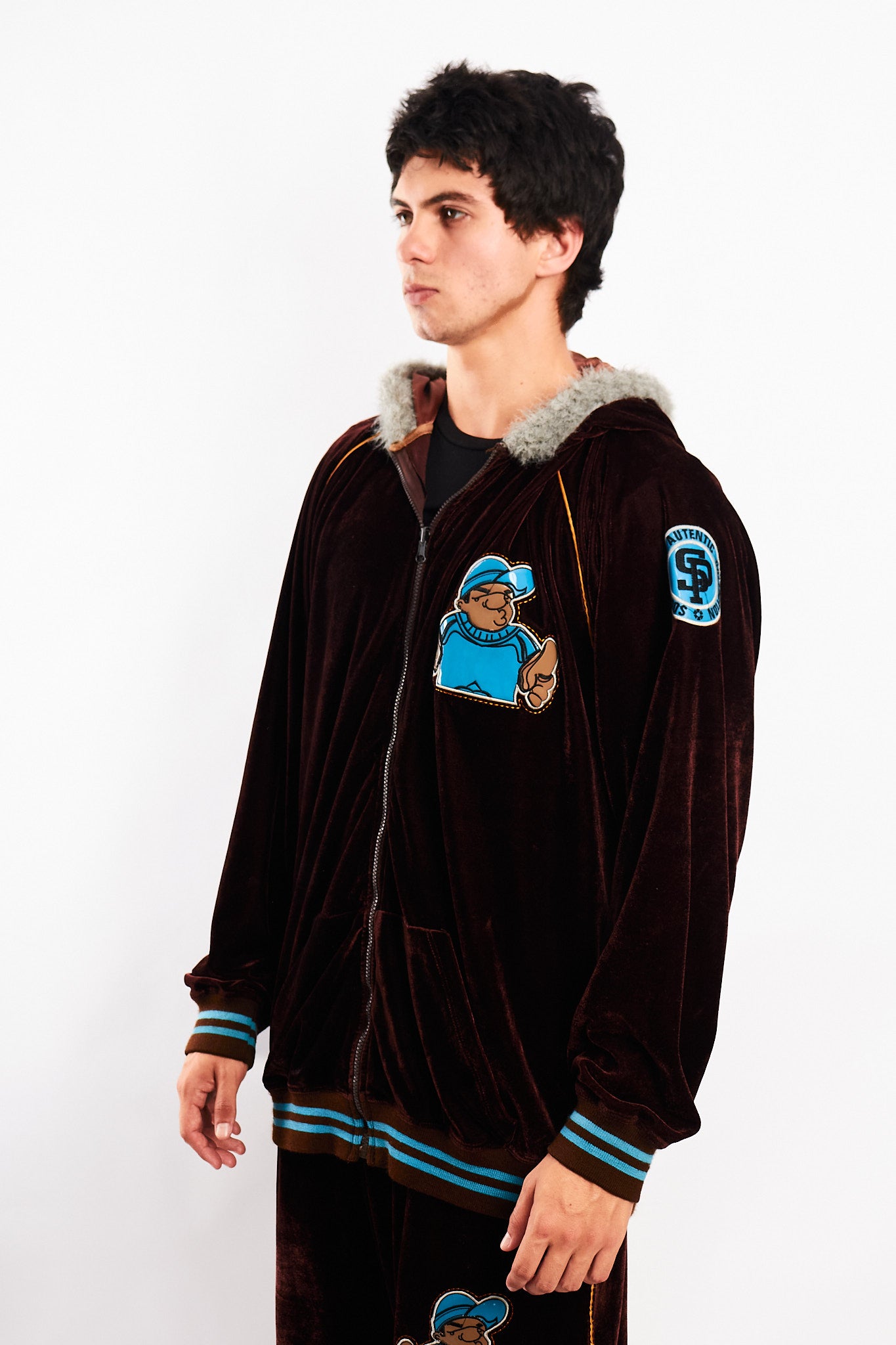 2000 Vintage Southpole B-Boy Velour Tracksuit (L/XL)