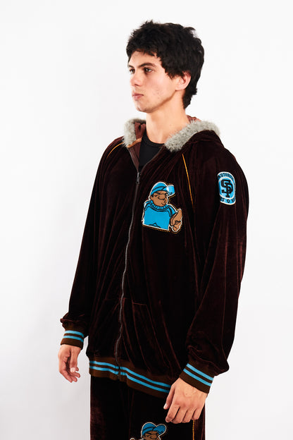 2000 Vintage Southpole B-Boy Velour Tracksuit (L/XL)