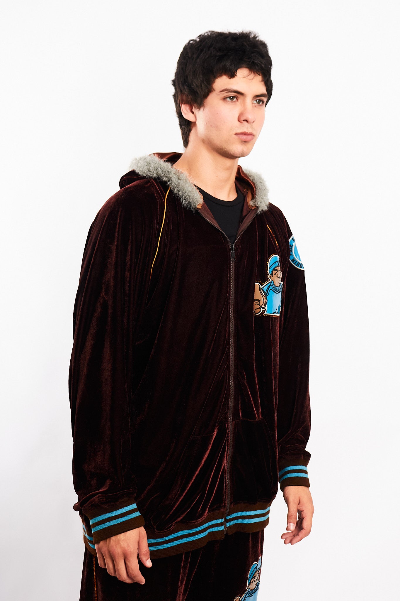 2000 Vintage Southpole B-Boy Velour Tracksuit (L/XL)