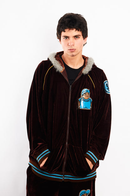 2000 Vintage Southpole B-Boy Velour Tracksuit (L/XL)