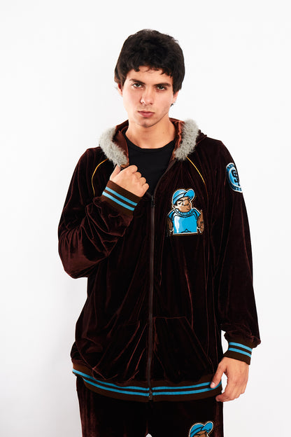 2000 Vintage Southpole B-Boy Velour Tracksuit (L/XL)