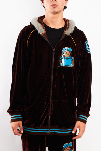 2000 Vintage Southpole B-Boy Velour Tracksuit (L/XL)