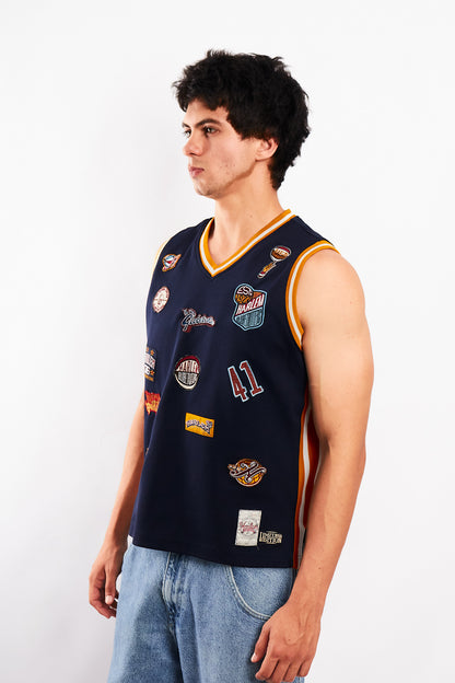 2000 Vintage Platinum Fubu x Harlem Globerotters Jersey (S/M)