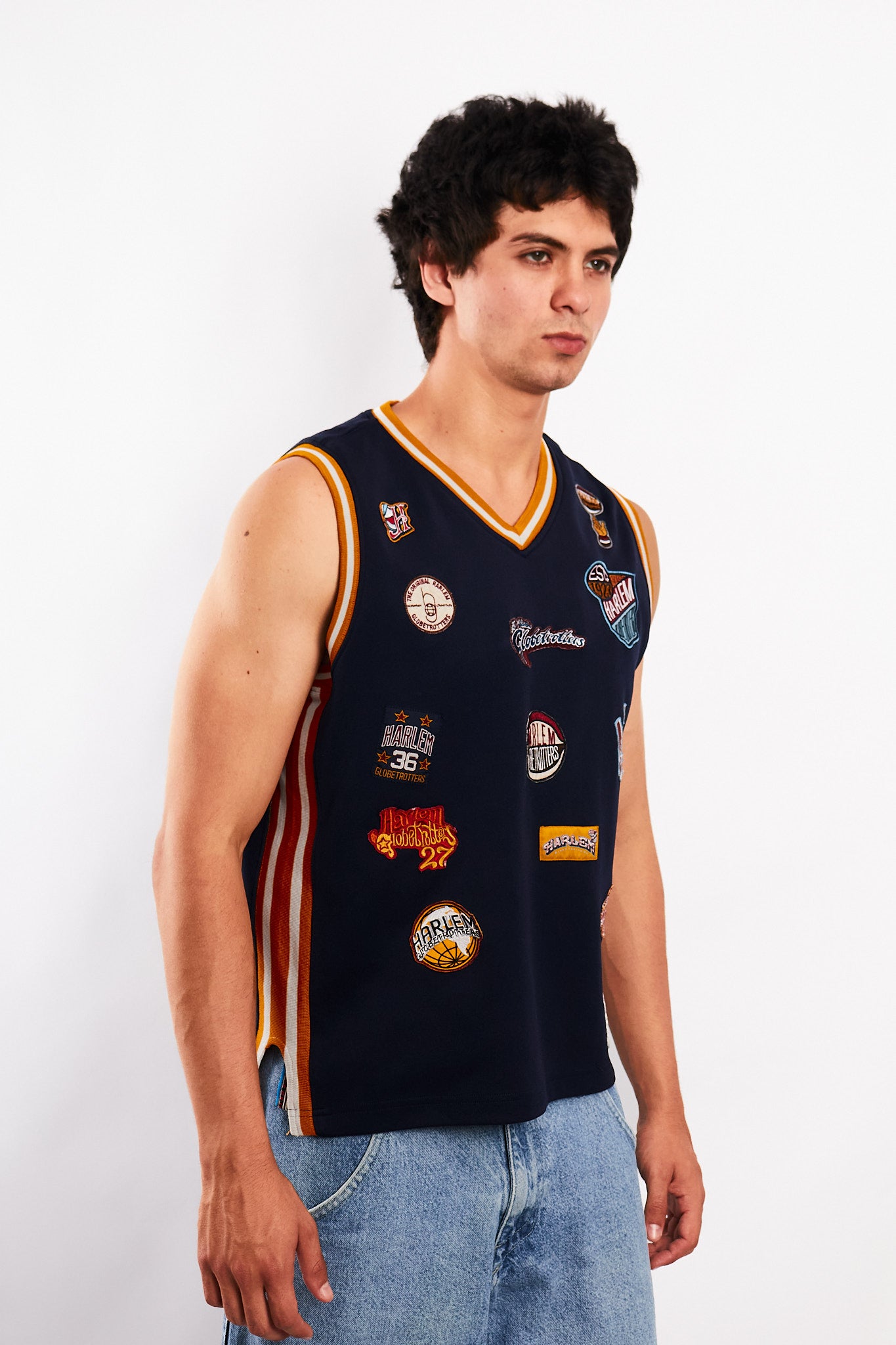 2000 Vintage Platinum Fubu x Harlem Globerotters Jersey (S/M)