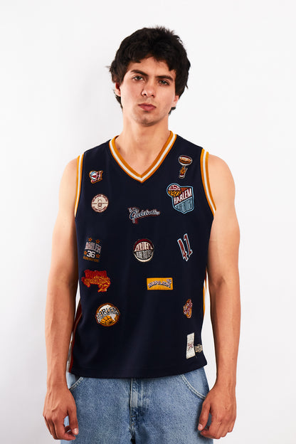 2000 Vintage Platinum Fubu x Harlem Globerotters Jersey (S/M)