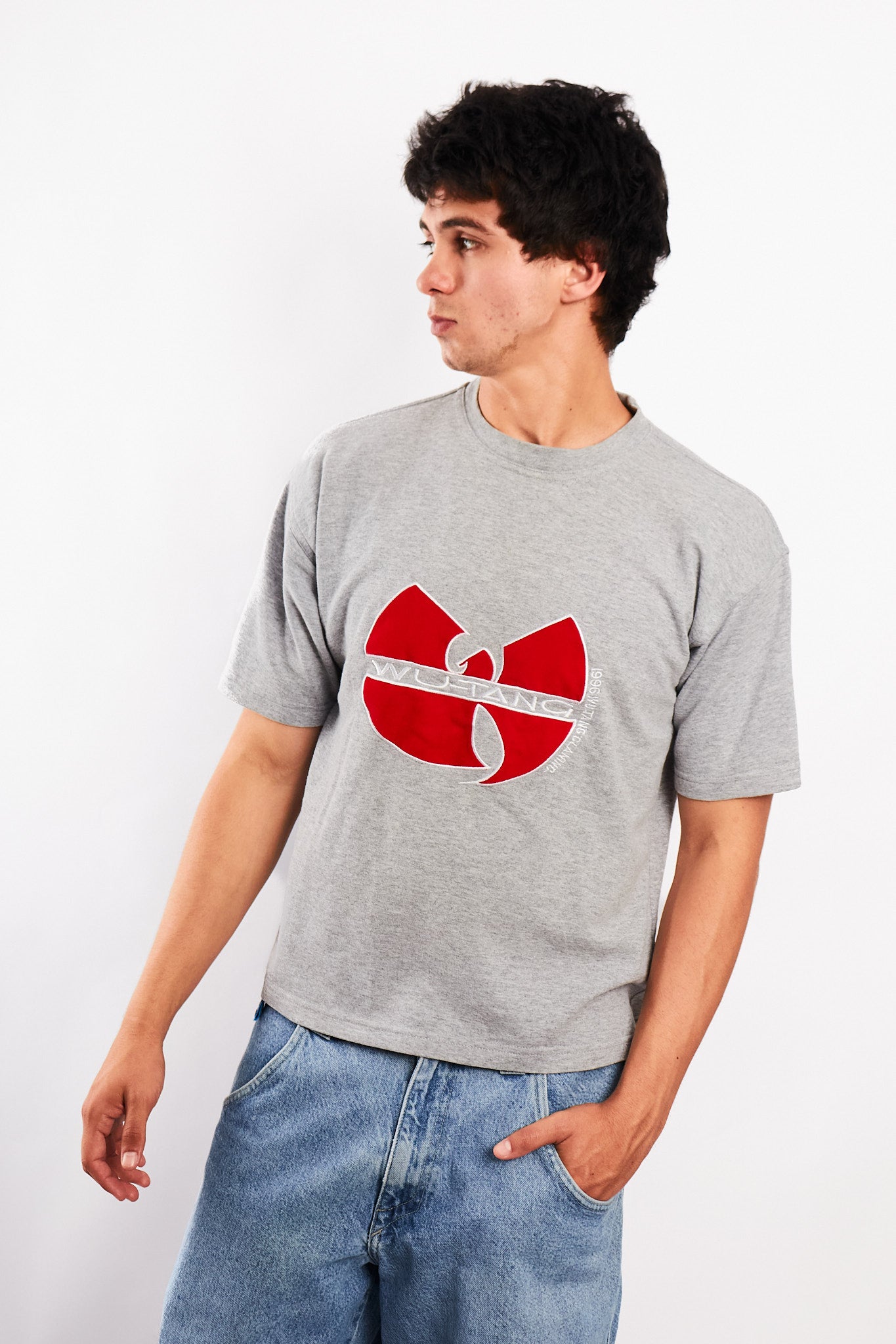 1996 Vintage Wu-wear Wu Tang Boxy Tee (S/M)