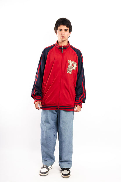 Vintage Y2K Pelle Pelle Big Logo Tiger Track Jacket (XL)