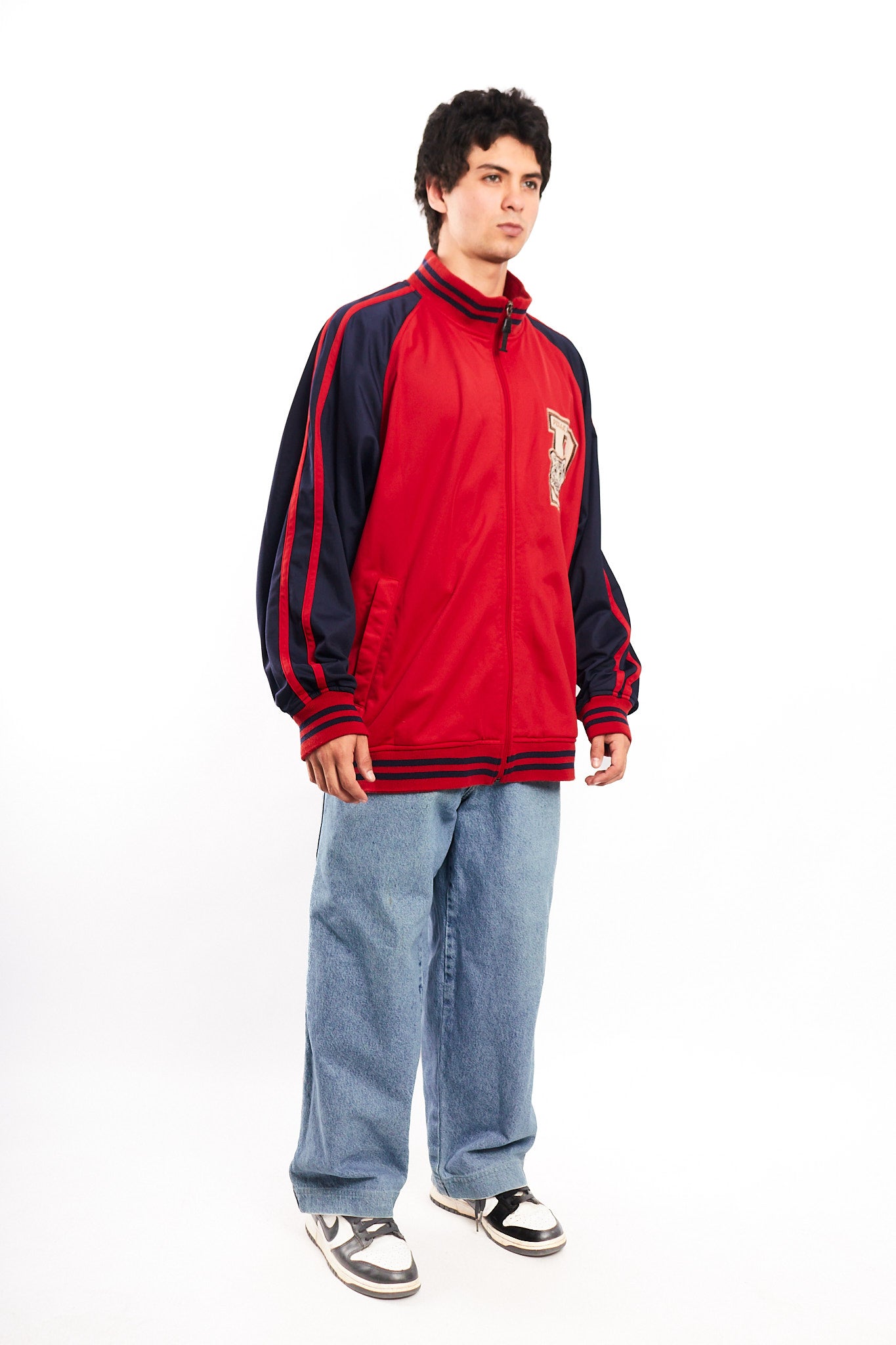 Vintage Y2K Pelle Pelle Big Logo Tiger Track Jacket (XL)