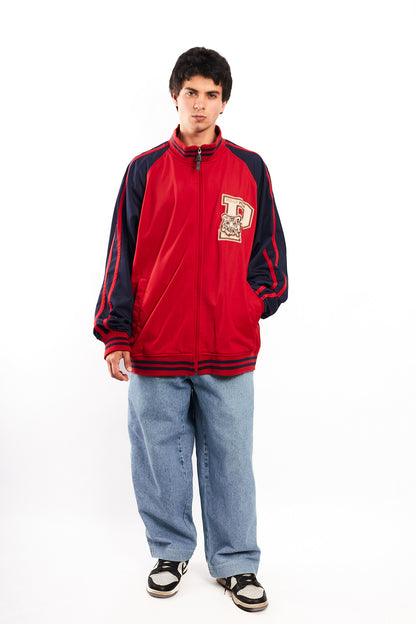 Vintage Y2K Pelle Pelle Big Logo Tiger Track Jacket (XL)