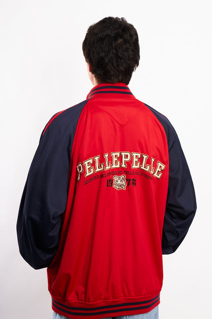 Vintage Y2K Pelle Pelle Big Logo Tiger Track Jacket (XL)